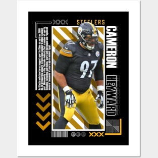 Cameron Heyward Paper Poster Version 10 Posters and Art